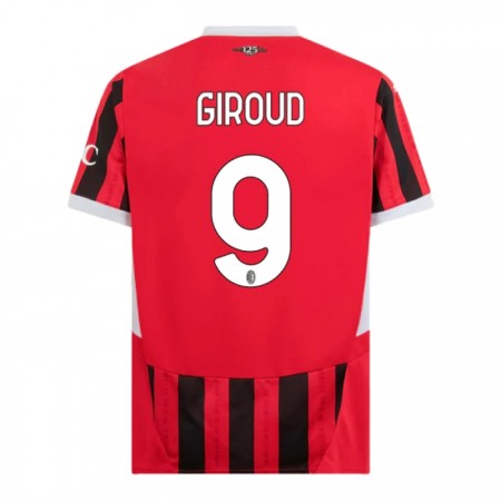 Camisola AC Milan Giroud 9 1º Equipamento 2024-25 Manga Curta